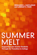 Cover of 'Summer Melt' by Benjamin L. Castleman and Lindsay  C. Page 