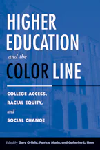 Cover of 'Higher Education and the Color Line' by Gary Orfield, Patricia Marin and Catherine L. Horn 